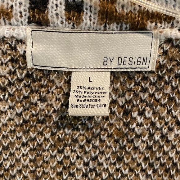 By design long sweater coat size L EUC - Picture 2 of 2